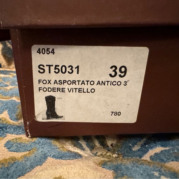 Designer Rubino beautiful soft leather brown cowboy boots - don’t miss this! - Picture 5 of 6